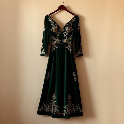 Robe brodée